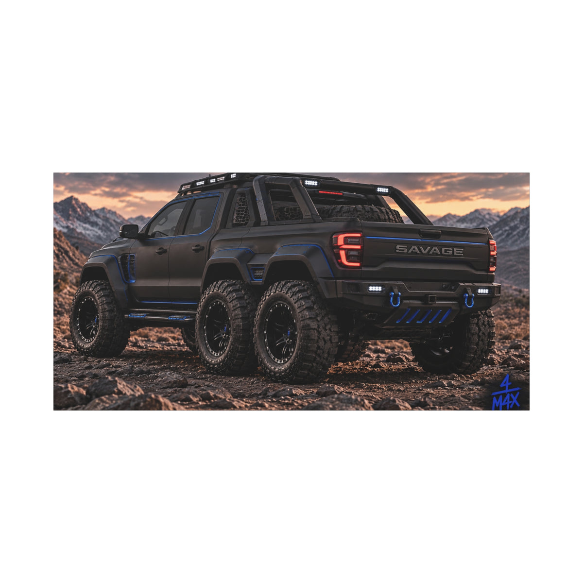 6 Wheeler Pick-up Rear