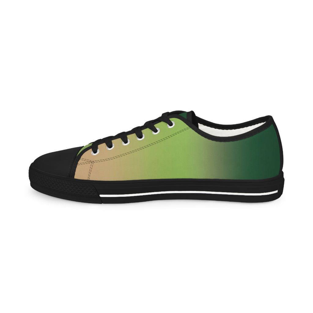Green Gradient Canvas Sneakers