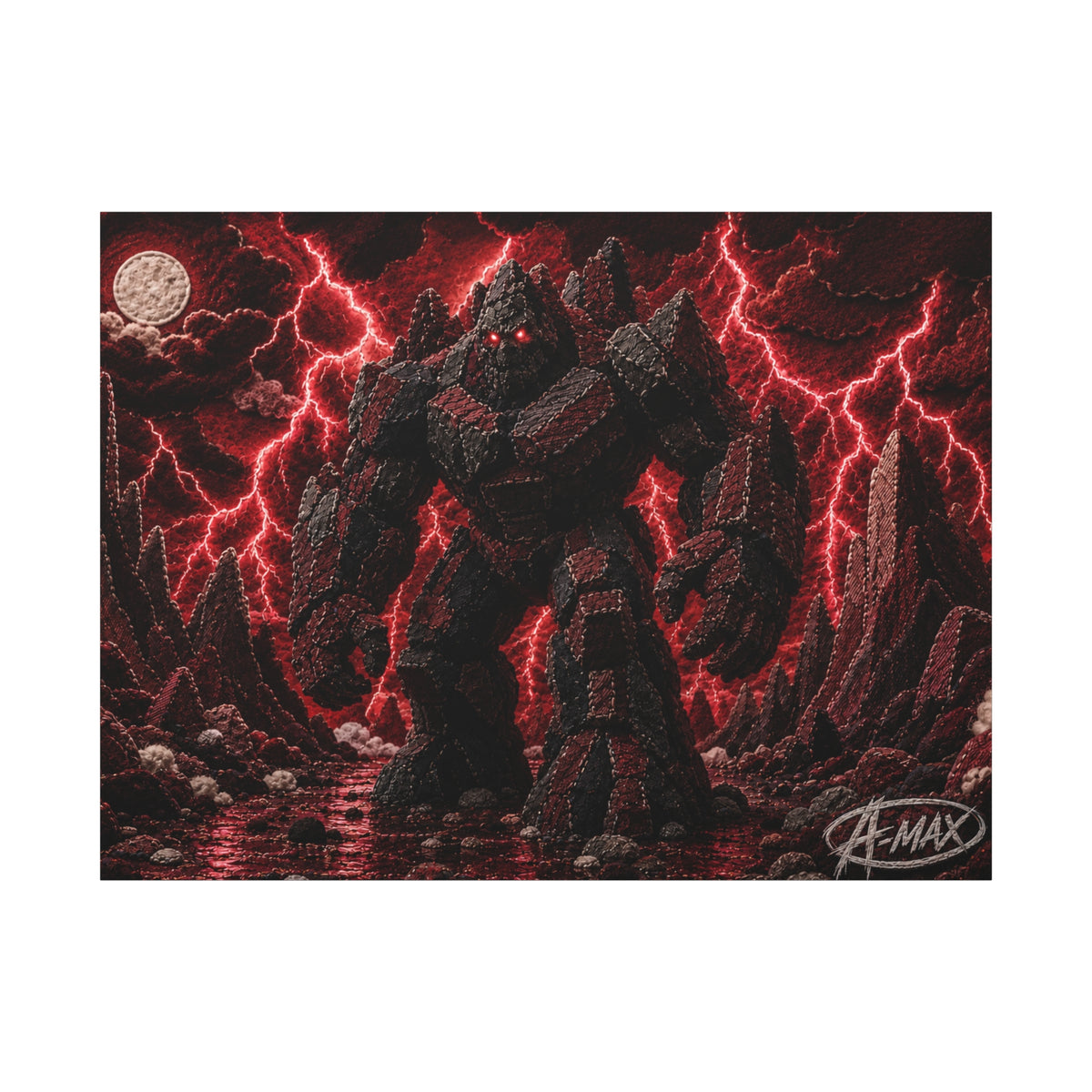 Storm Golem — Red