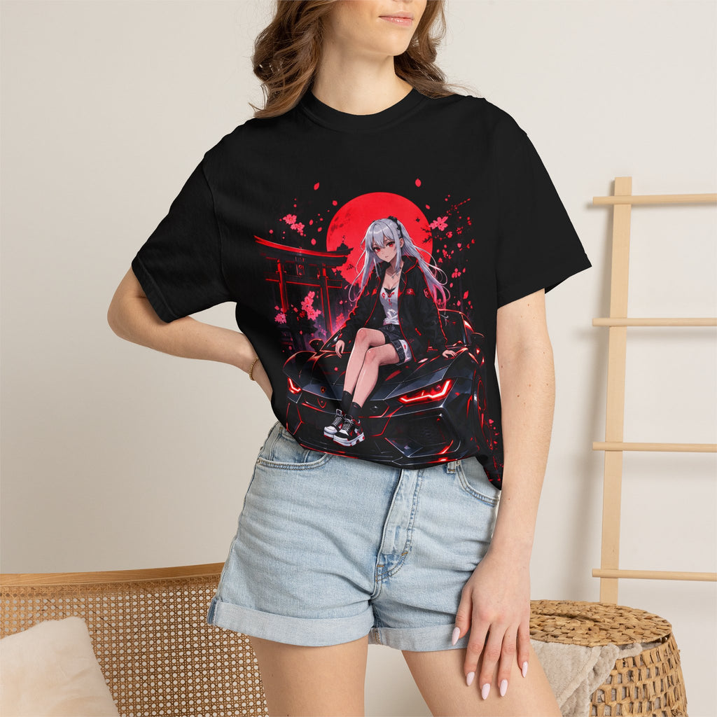 Neon Red Moon