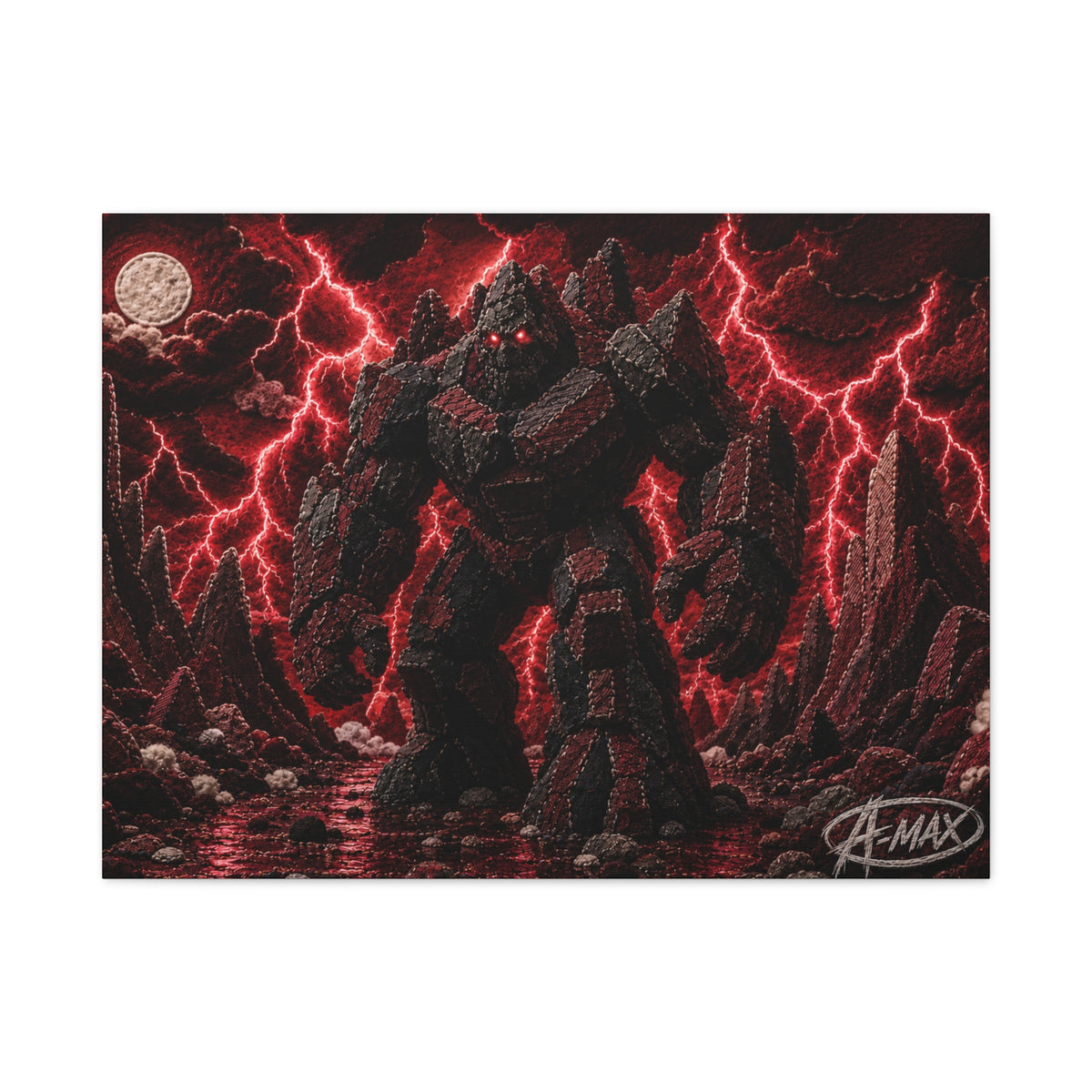 Storm Golem — Red